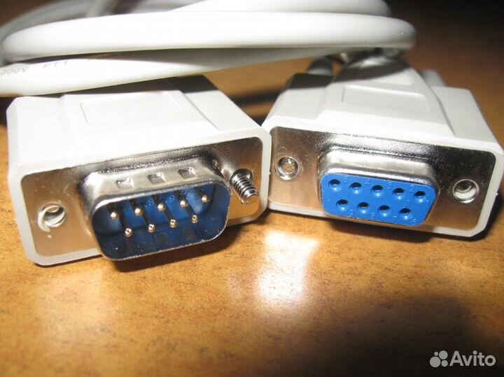Шнур переходник rs-232 папа-мама