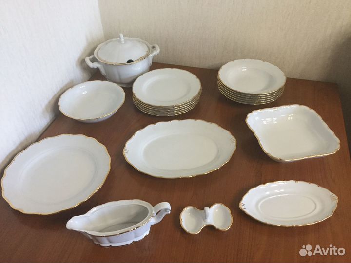Столовый сервиз, фарфор, Чехия (на 6 персон)