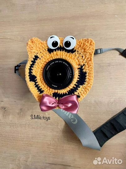 Игрушка на фотоаппарат. Насадка на объектив