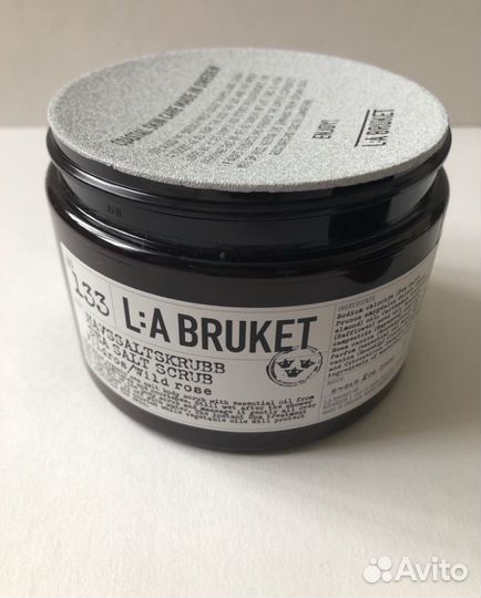 Скраб для тела L:A Bruket 133 Wild rose saltskrubb