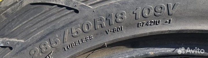 Yokohama AVS S/T type-1 V801 285/50 R18