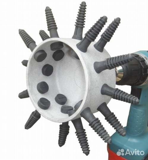 Перосъемная насадка на дрель