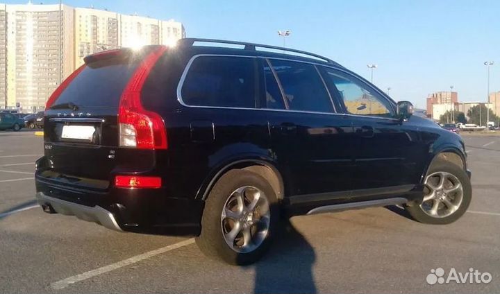 Накладка на задний бампер maxton Volvo XC90