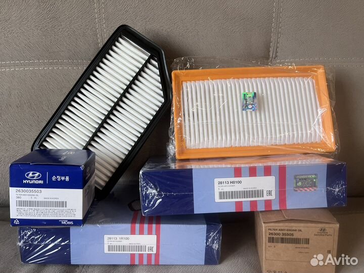 Воздушный фильтр Hyundai Solaris / Kia Rio