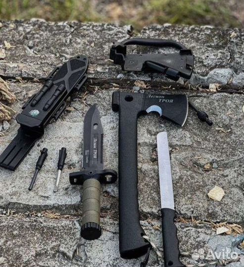 Топор туристический нож охотничий