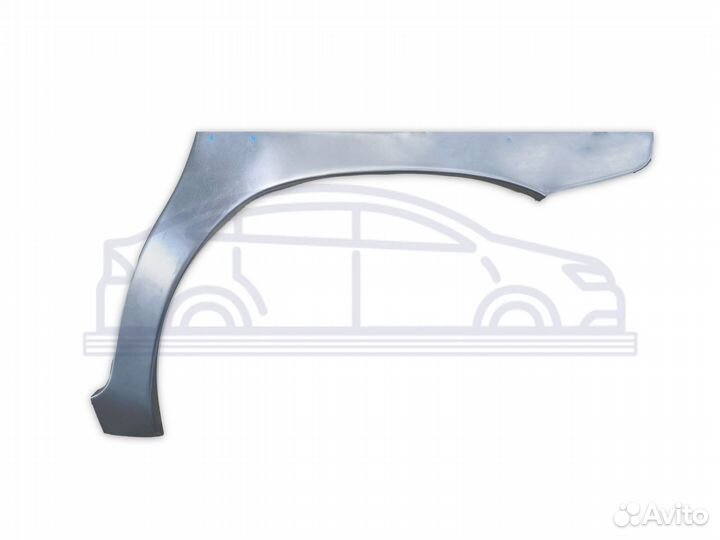 Кузовные арки Honda Mobilio spike I дорест задняя