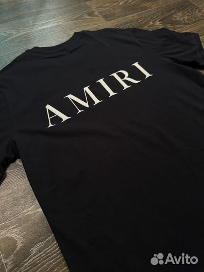 Черная футболка Amiri S, M, L, Xl, 2Xl