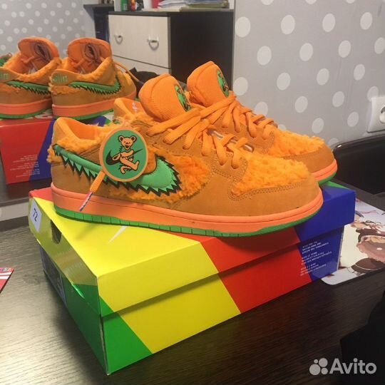 Nike sb dunk low grateful dead bears