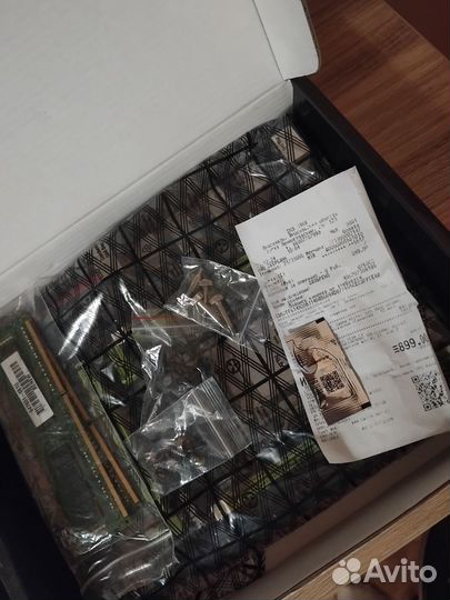 Материнская плата с процессором и памятью +кулер