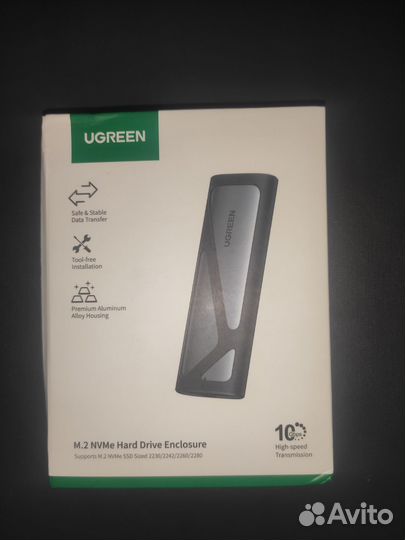 Корпус SSD M.2 nvme Ugreen CM400