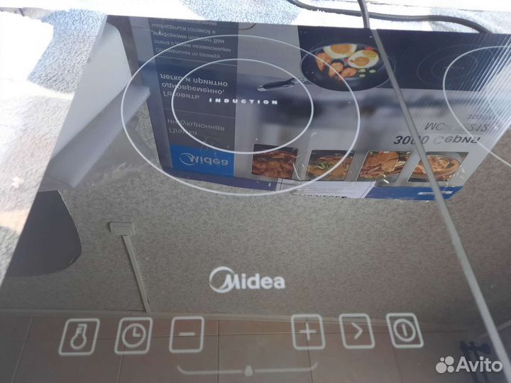 Индукционная плита 2 конфорки новая