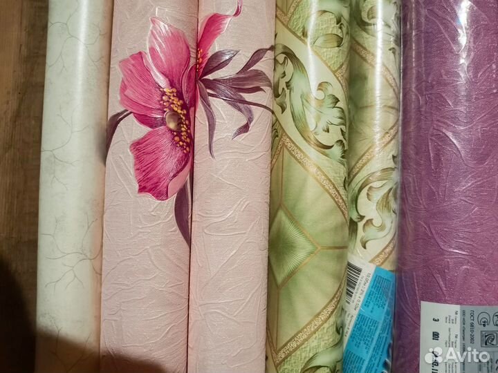 Обои остатки