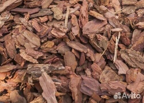 Кора лиственницы, фр. 6-10 см, 60л