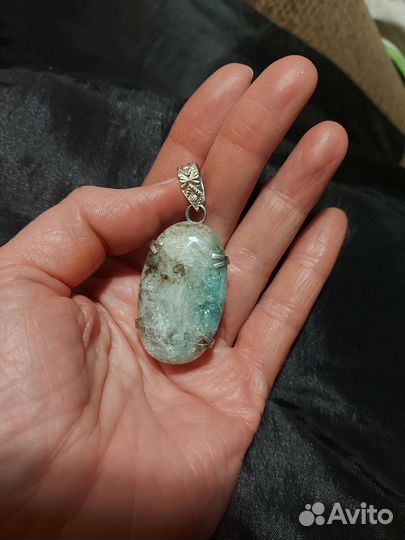 Кольца серьги аквамарин берилл хризопраз серебро