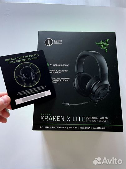 Игровые наушники Razer kraken x lite