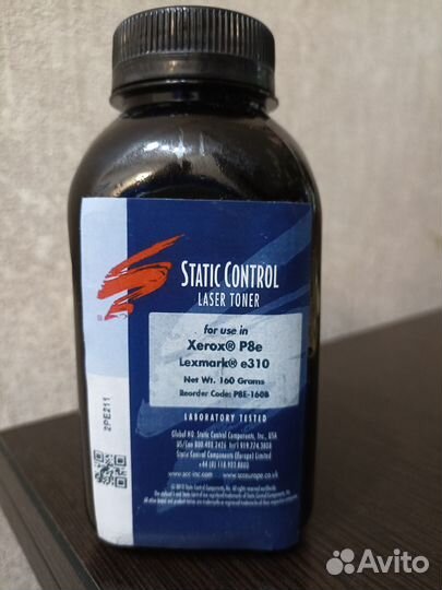 Тонер Xerox P8e/ Lexmark E310/ 160г (5 шт)