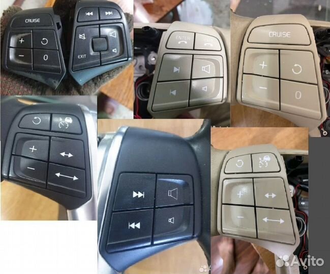 Кнопки управления на руле volvo xc70 s80 s60 xc60