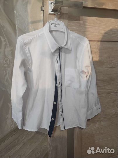 Рубашка шкаольная на мальчика