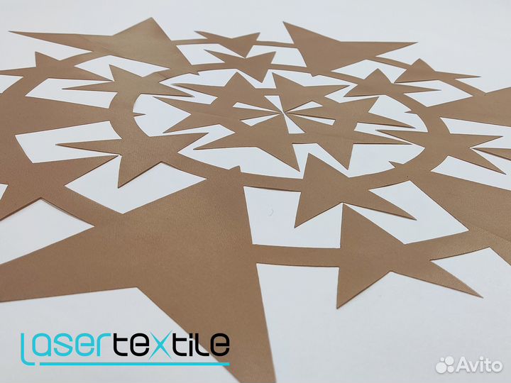 Лазерная резка ткани, кожи, картона