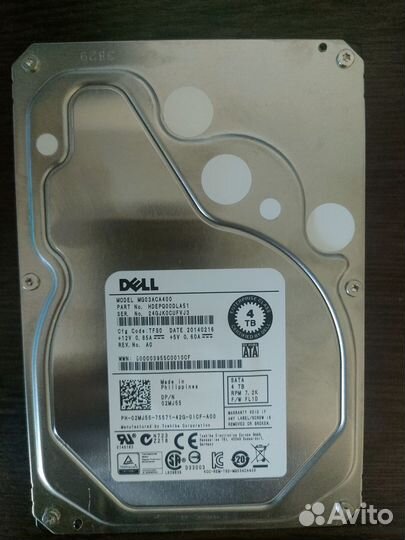 Hdd Жесткий диск Toshiba 4 Тб