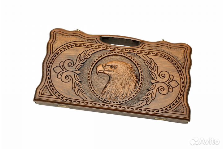 Нарды и шашки резные Горный орел 51 х 54 см бук Армения 62669