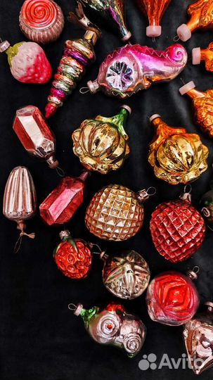 Елочные игрушки СССР одним лотом