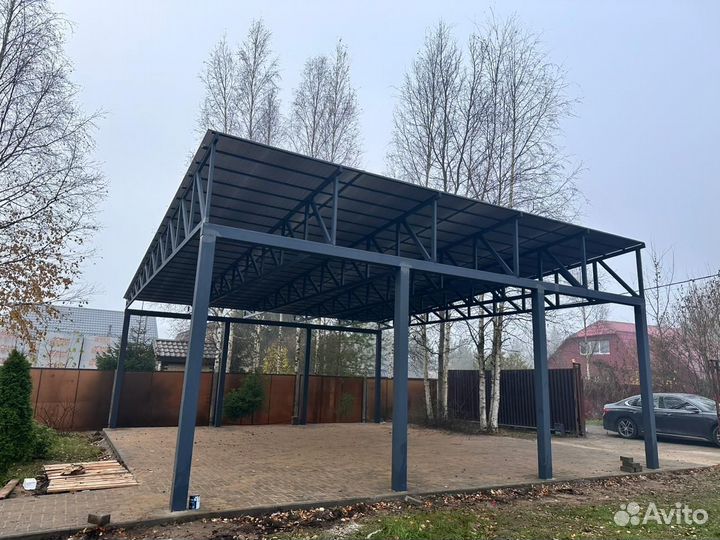 Изготовление навесов на заказ от производителя