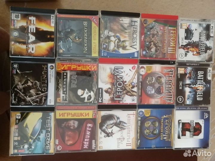 Компьютерная игры на дисках