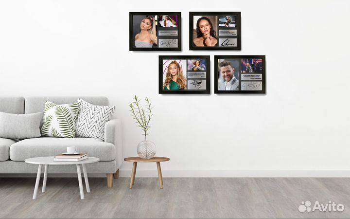 Дженна Ортега Уэнсдэй автограф на металле подарок