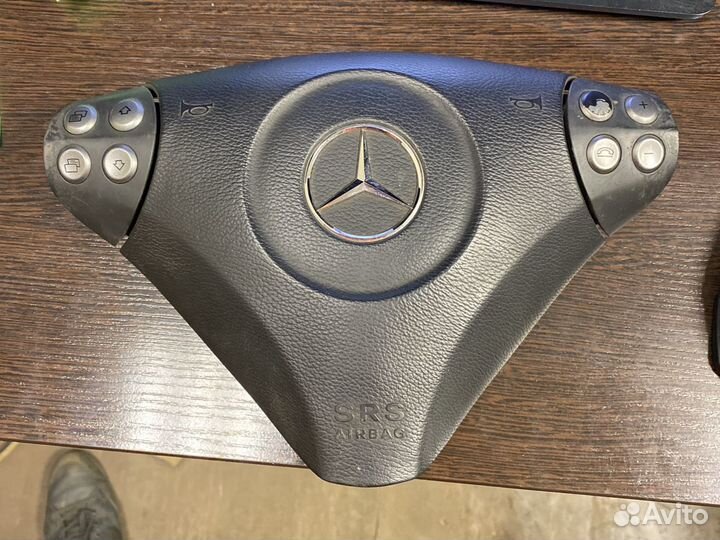 Подушка безопасности в руль mercedes w 203