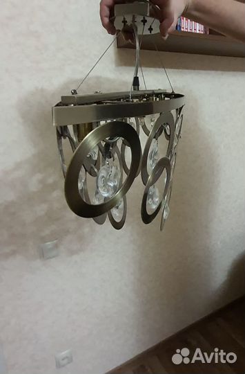 Люстра потолочная металическая