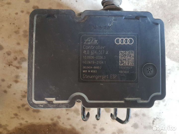 Блок ABS Audi Q7 4L рестайлинг