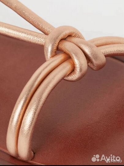 Кожаные босоножки H&M 38 премиум