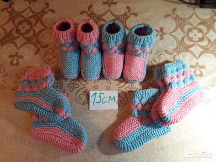 Носочки детские ручная вязка