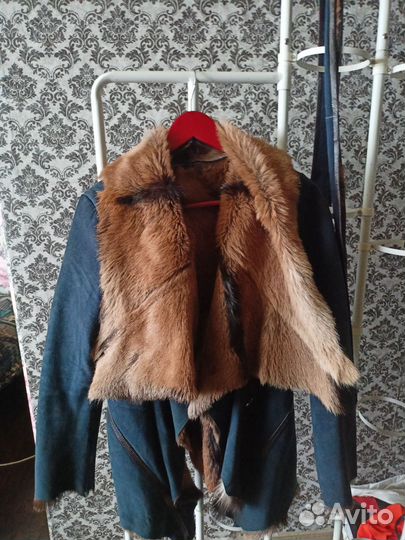 Дубленка натуральная женская 48 50 бу