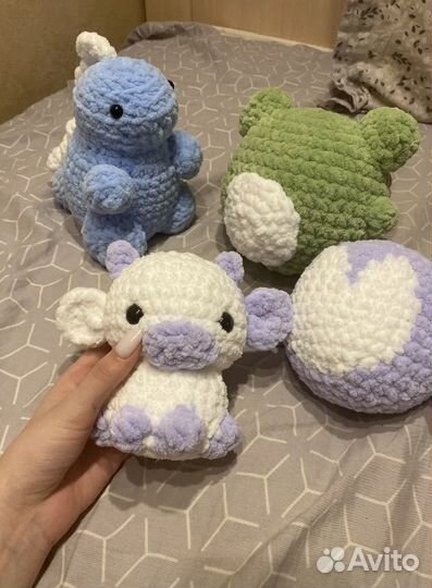Плюшевые игрушки амигуруми вязаные