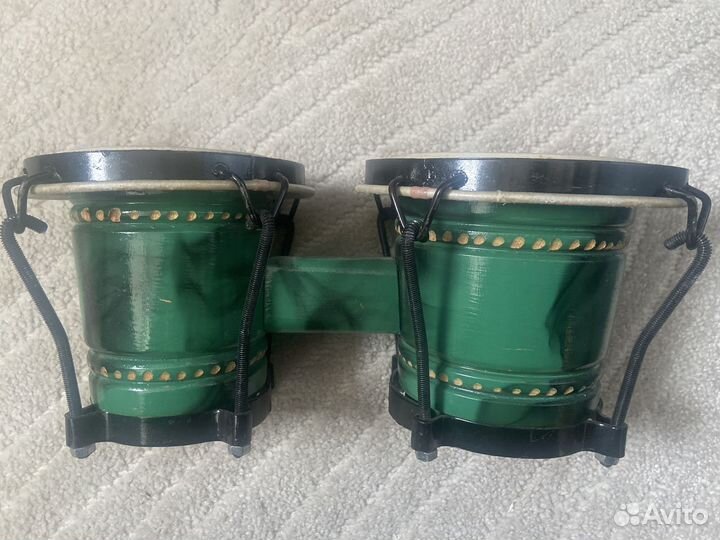 Барабаны bongo музыкальный инструмент