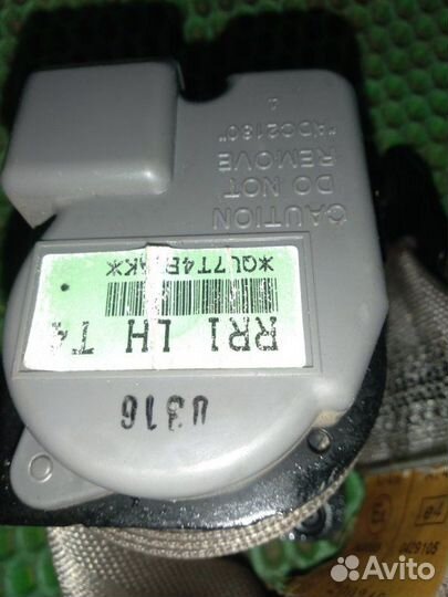 Ремень безопасности задний левый Chevrolet Rezzo