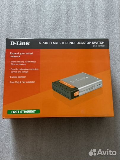 Коммутатор Switch D-Link DES-1005D