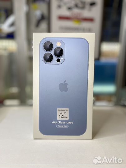 Стеклянный чехол на iPhone 14 Pro MagSafe