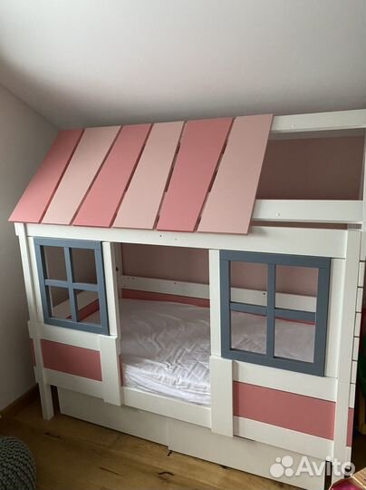 Ellipse Кровать-домик +2 ящика