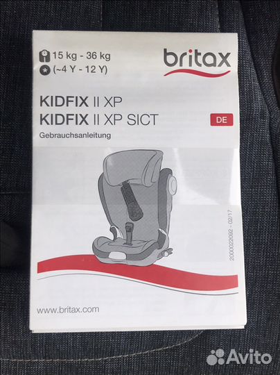 Автомобильное кресло britax romer kidfix xp sict