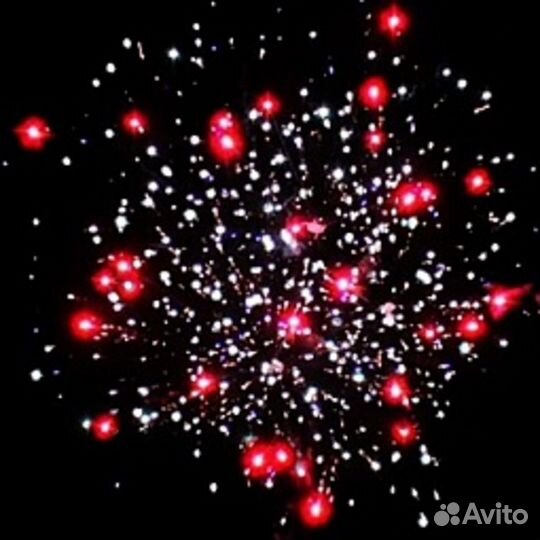 Фейерверки, салюты - Батарея салютов Акварель