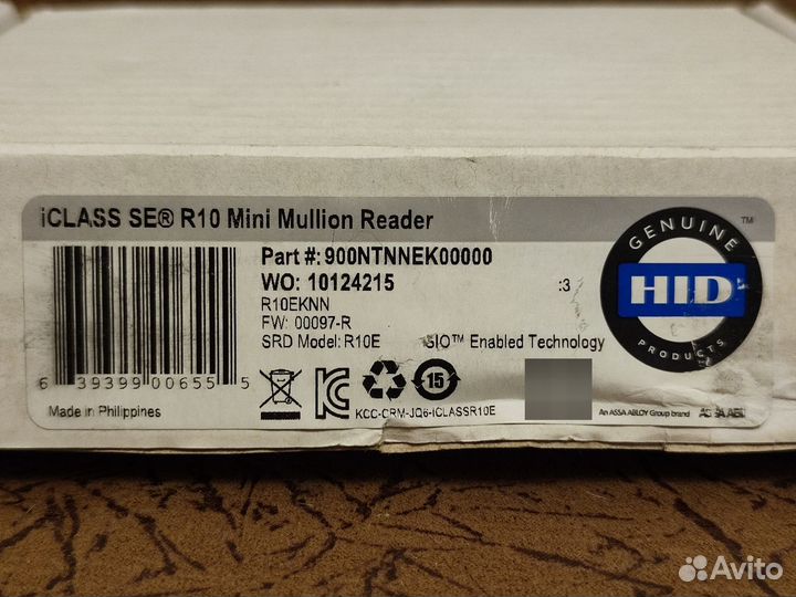 HID iclass R10 SE считыватель скуд