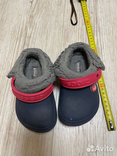 Crocs детские утепленные р-р 9 + кроссовки adidas