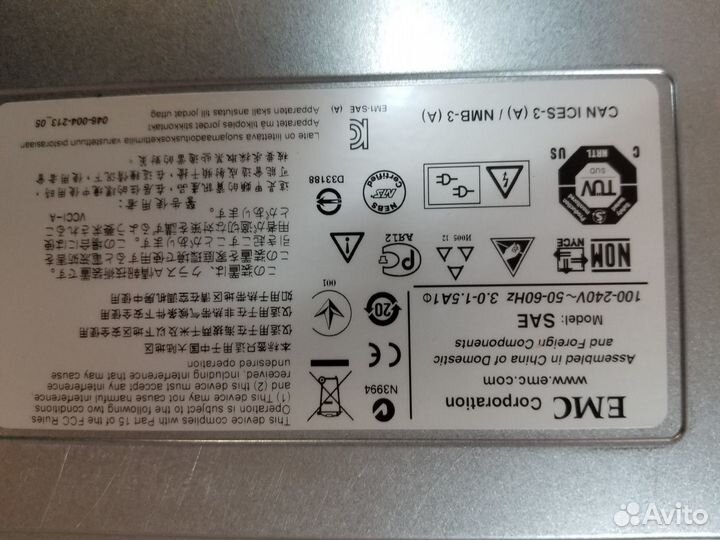 Схд EMC VNX 25x 900GB SAS HDD