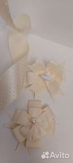 Школьные бантики ручной работы