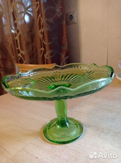 Ваза цветное стекло СССР