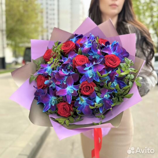 WOW Букеты из Дендробиума. Доставка/Самовывоз