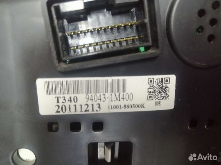 Блок приборов